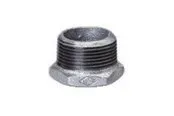 Unite Nipple/socket galvanized 11/2x1/2