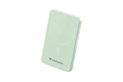Verbatim Charge 'n' Go Essentials wireless power bank - magnetic - 24 pin USB-C - 20 Watt Powerbank (Akku) - Grün - 5000 mAh