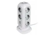 Verbatim EUPT-01 - power strip - 15-in-1 European multi plug extension - 3600 Watt