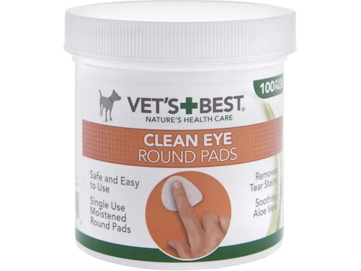 Vets Best Clean cottonpad for eyecare 100 pcs.