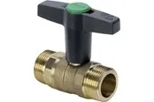 Viega Easytop ball valve nipple/nipple 3/4" gunmetal