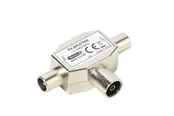 Vivanco TV 2-way splitter Metal Shielded