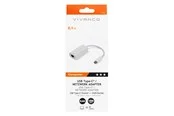 Vivanco USB-C <-> RJ45 1000Mbps network adapter 0.1m White