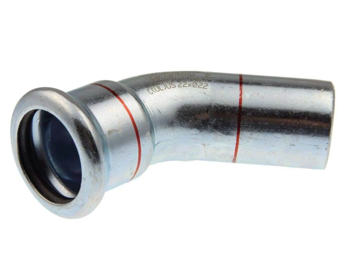 Vsh Fabrieken Xpr carbon elbow 45 deg. fø 18