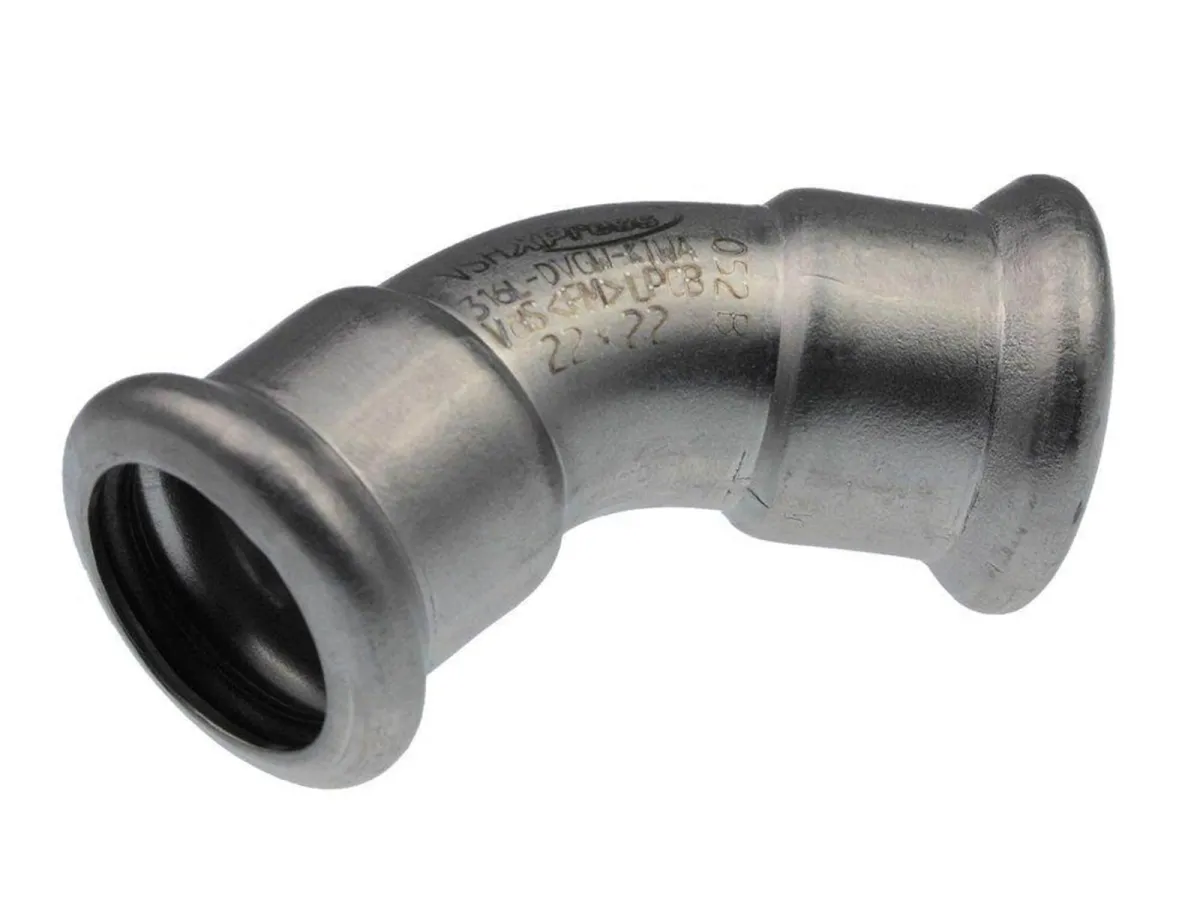 Vsh Fabrieken Xpr stainless elbow e 45 deg. ff 54