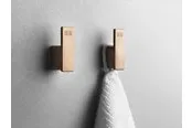 Wantec Reframe Collection towel hooks (x2) Copper