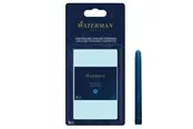 Waterman Füller-Tintenpatronen | Extra lang | Serenity Blue | 8 Stück | Blister-Verpackung