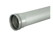 Wavin Wafix pp pipe with sleeve 40 x 1500 mm grey