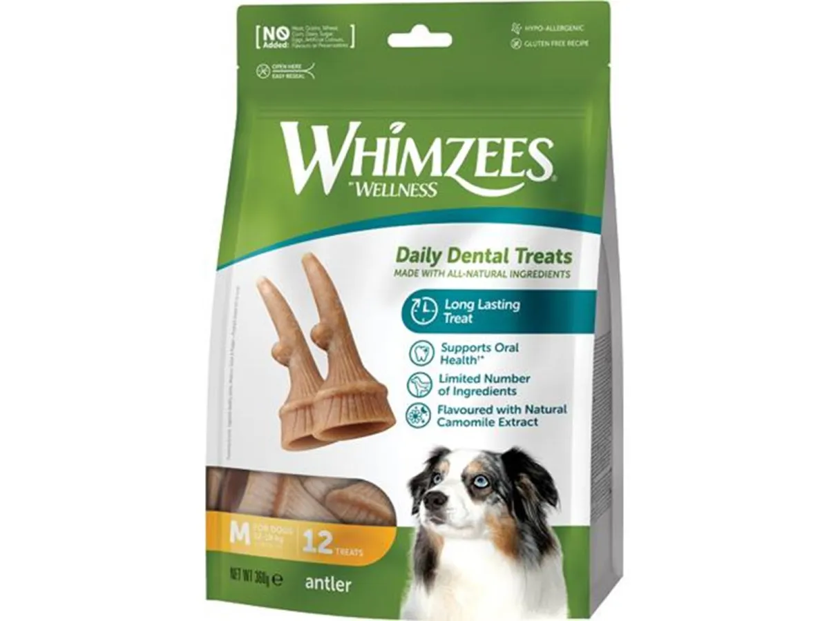 Whimzees Occupy Antler M 12 stk 360 g MP