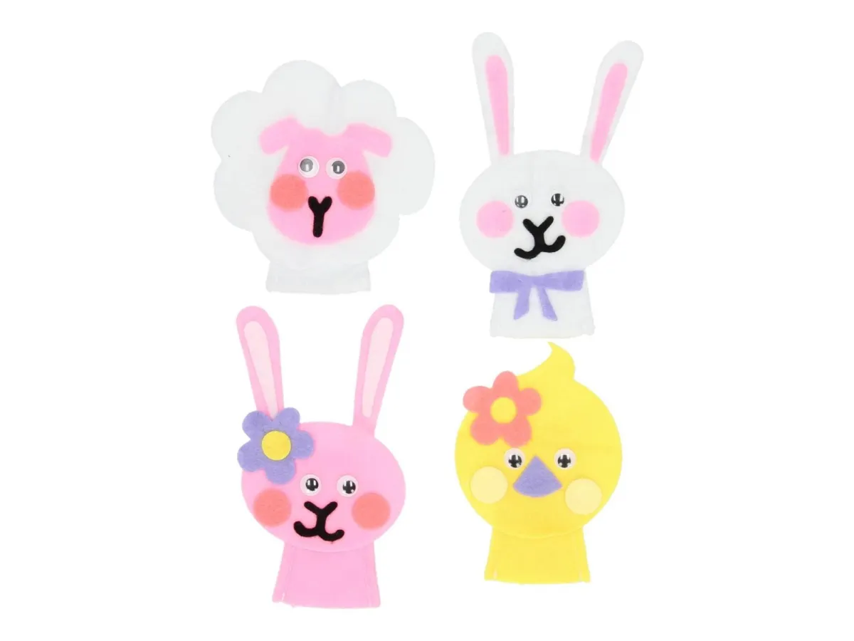 Wins Holland Make your own Finger Puppets Easter 4pcs.