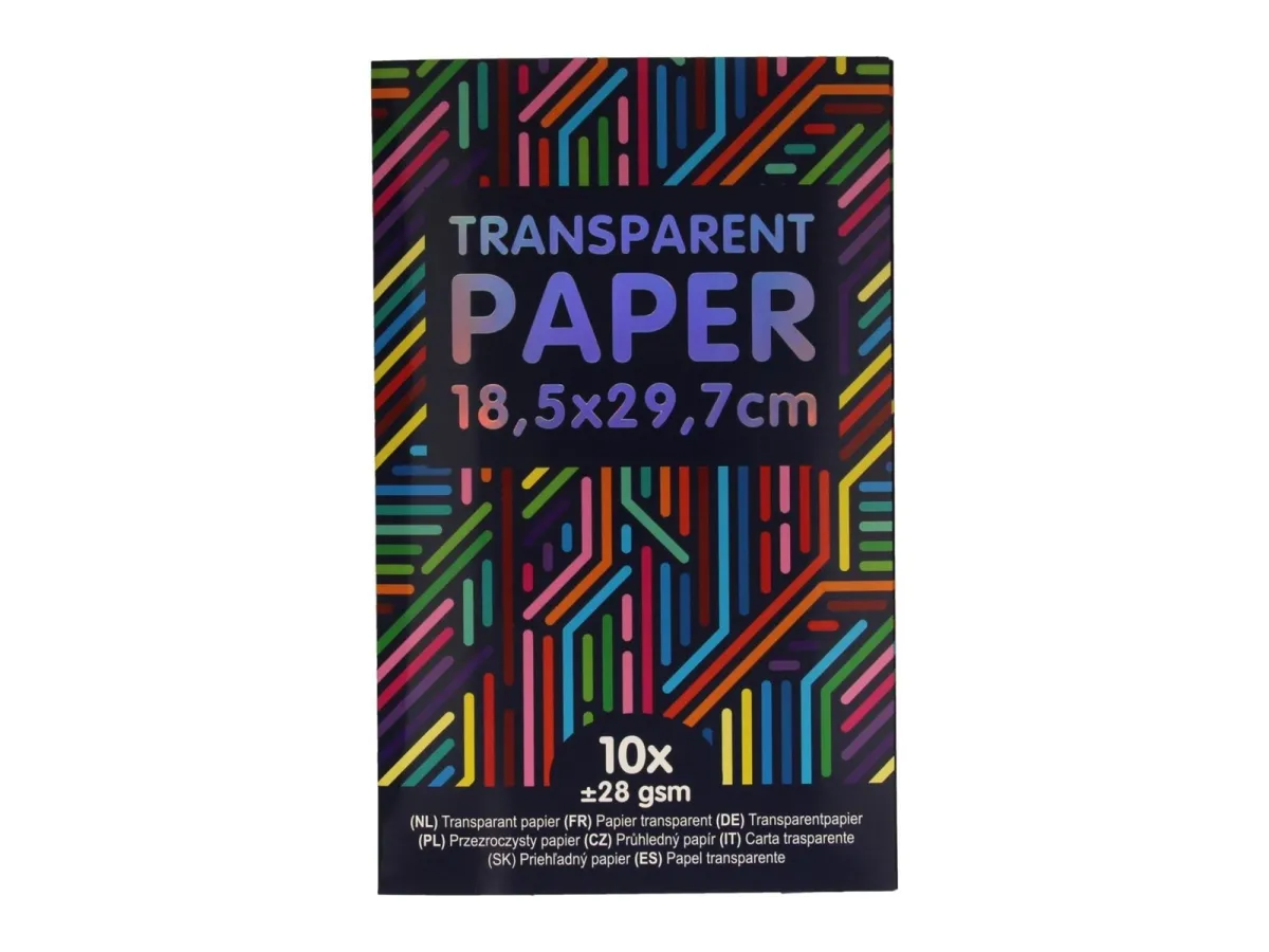 Wins Holland Transparent Paper Colored 10 pcs.