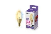WiZ Tunable C35 E14 Amber Smart Filament Candle Bulb - Dimmable warm-to-cold White LED