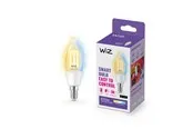 WiZ Tunable C35 E14 Smart Filament Candle Bulb - Dimmable warm-to-cold White LED