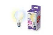 WiZ Tunable Frosted Glass A60 E27 Smart LED Bulb - Dimmable warm-to-cold White