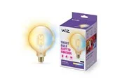 WiZ Tunable G125 E27 Amber Smart Filament Globe Bulb - Dimmable warm-to-cold White LED