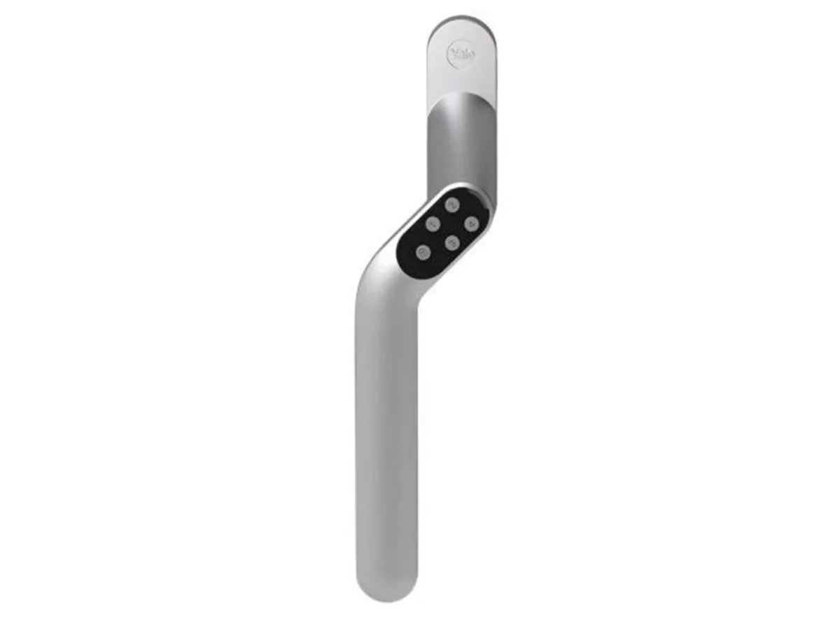 Yale Code Handle Window Left Satin Chrome