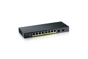 ZyXEL GS1900-10HP 8-port GbE Smart Managed PoE Switch with GbE Uplink