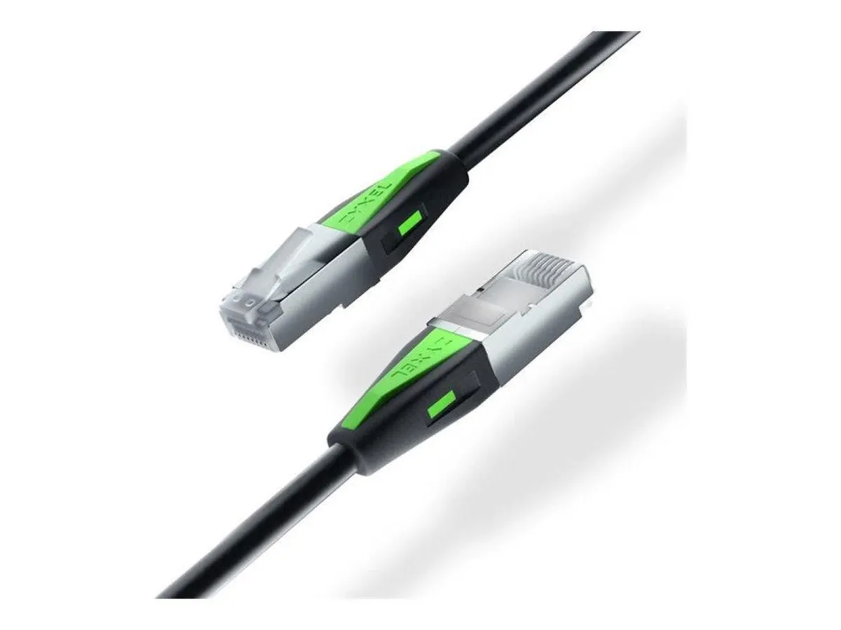 ZyXEL network cable - 18 cm - Schwarz - 0.1 meter