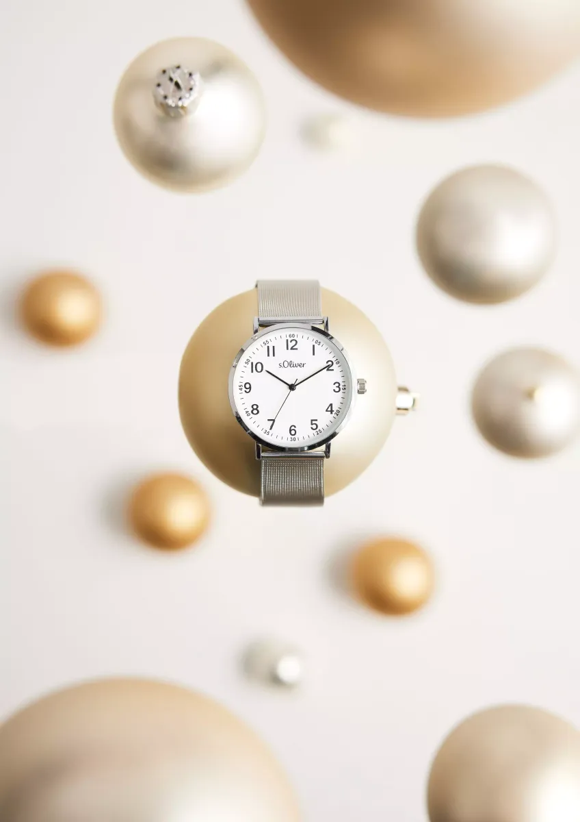 Armbanduhr mir Metallband