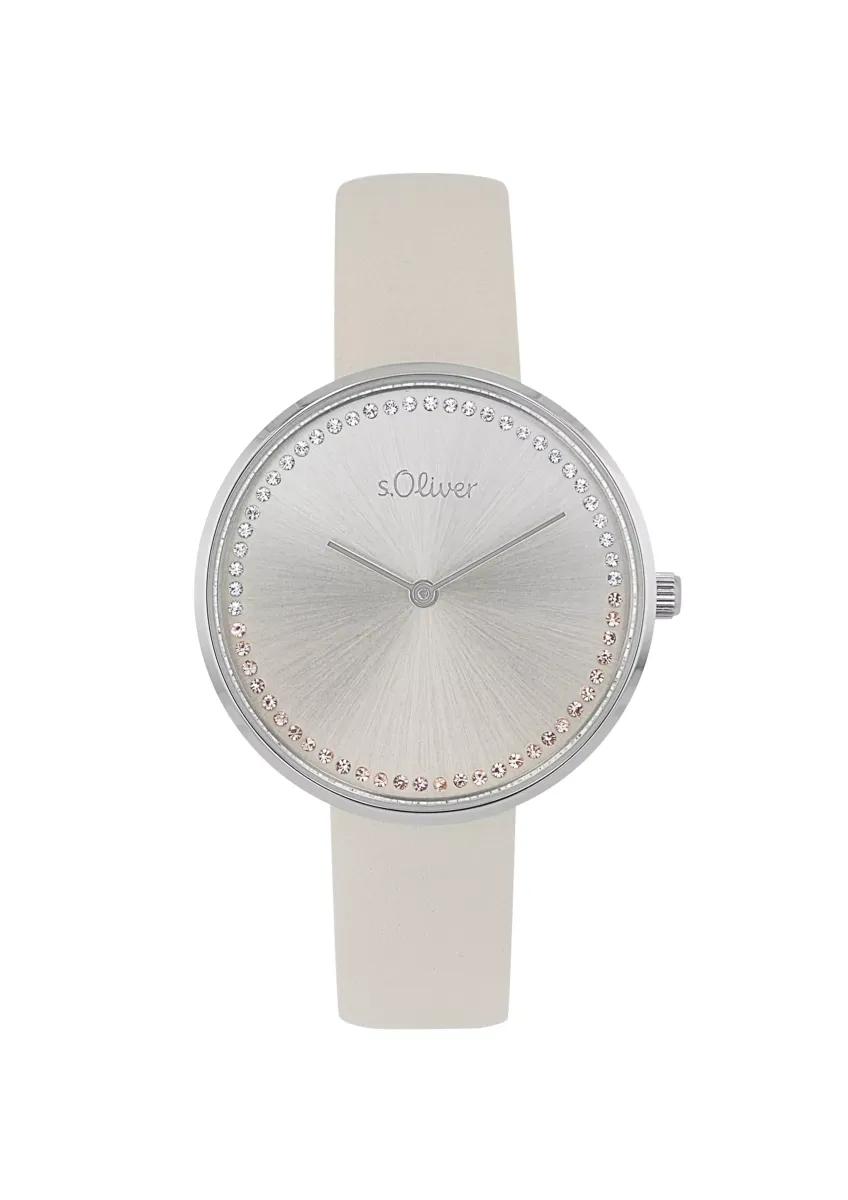 Armbanduhr mit Lederband