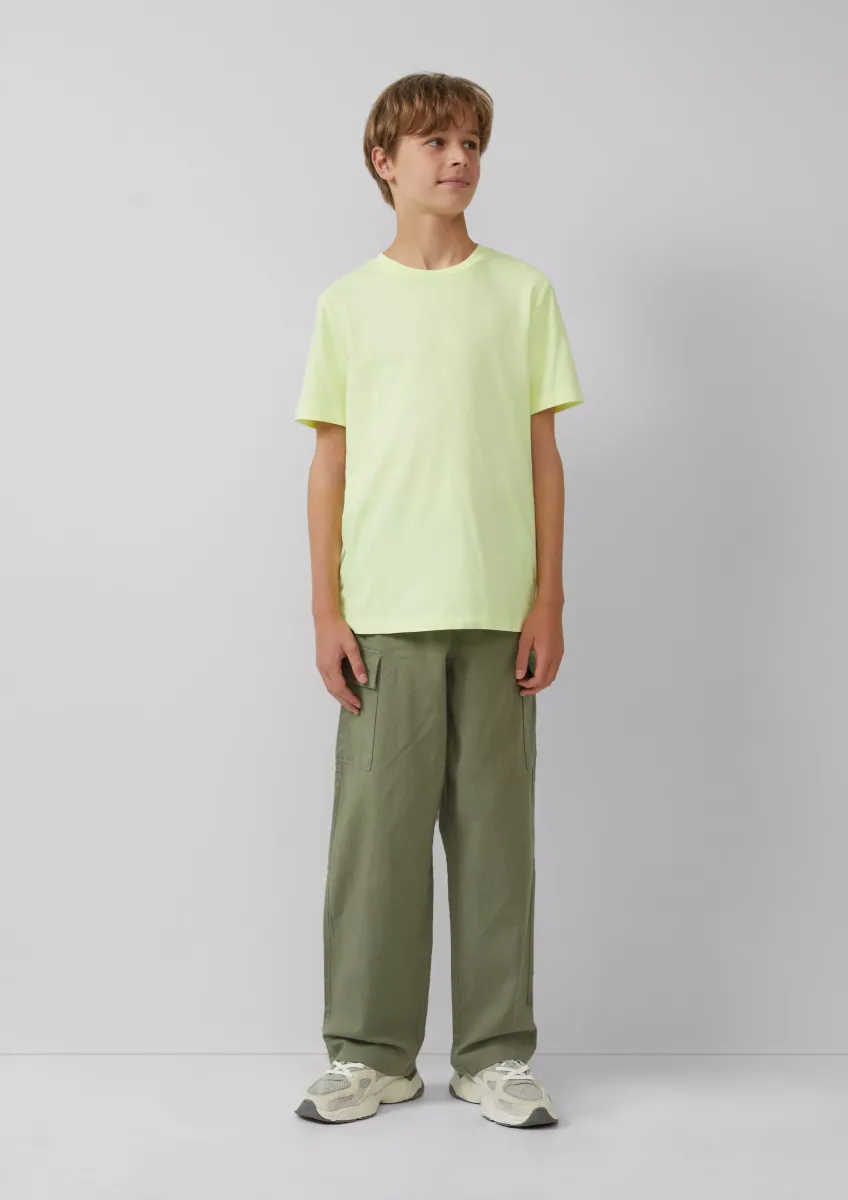 Baggy-Hose in Leinen-Optik im Relaxed Fit