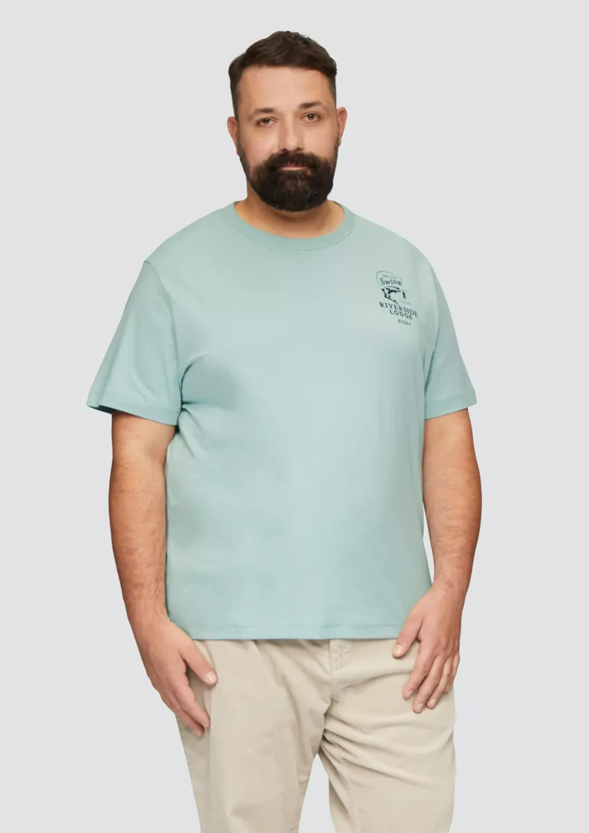 Baumwollshirt mit Frontprint