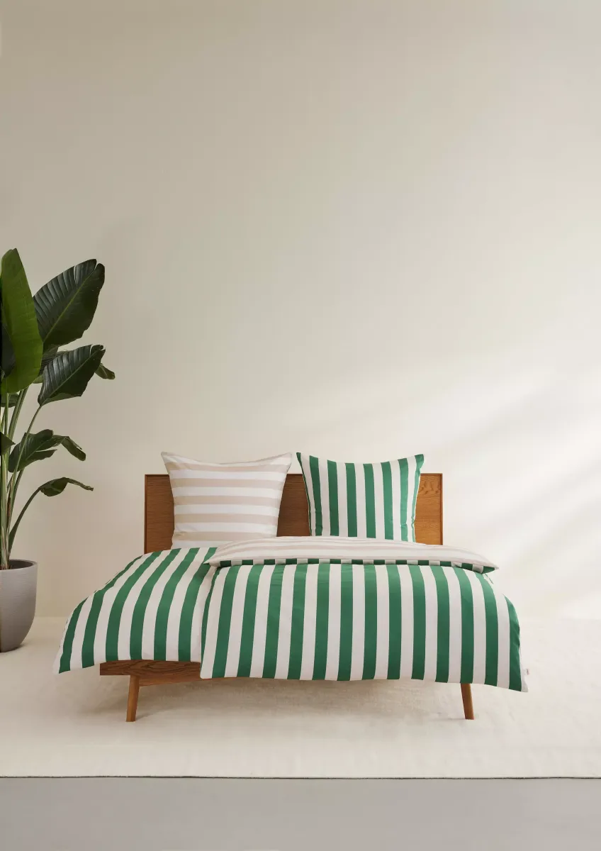 Bettwäsche-Set im Streifen-Design