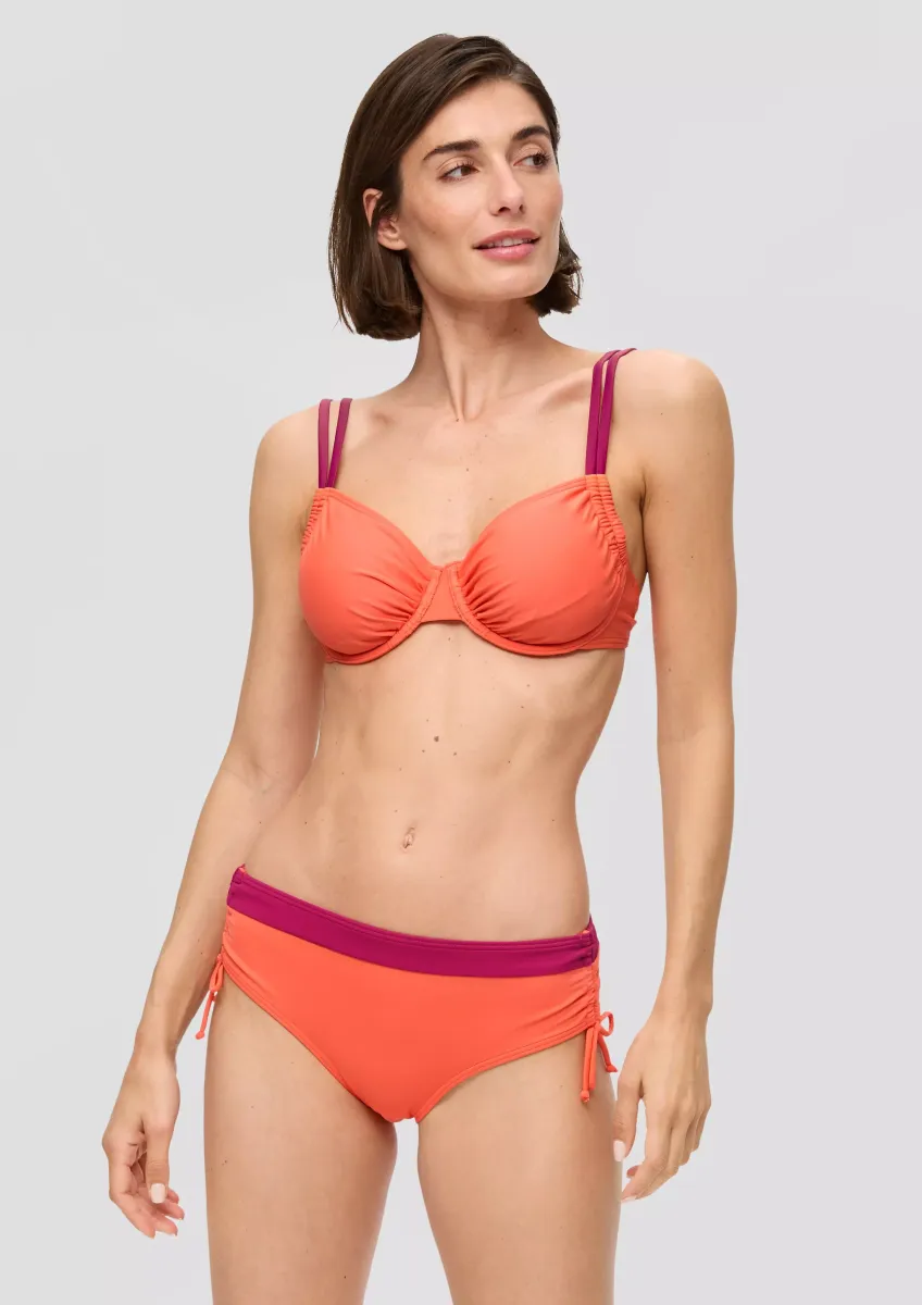 Bikinihose mit Colour-Blocking