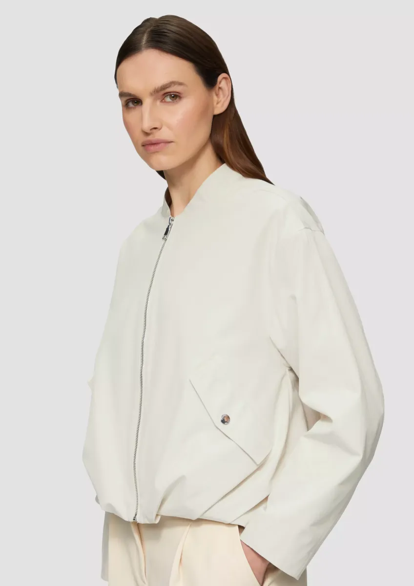 Blouson mit Raffungsdetails im Relaxed Fit