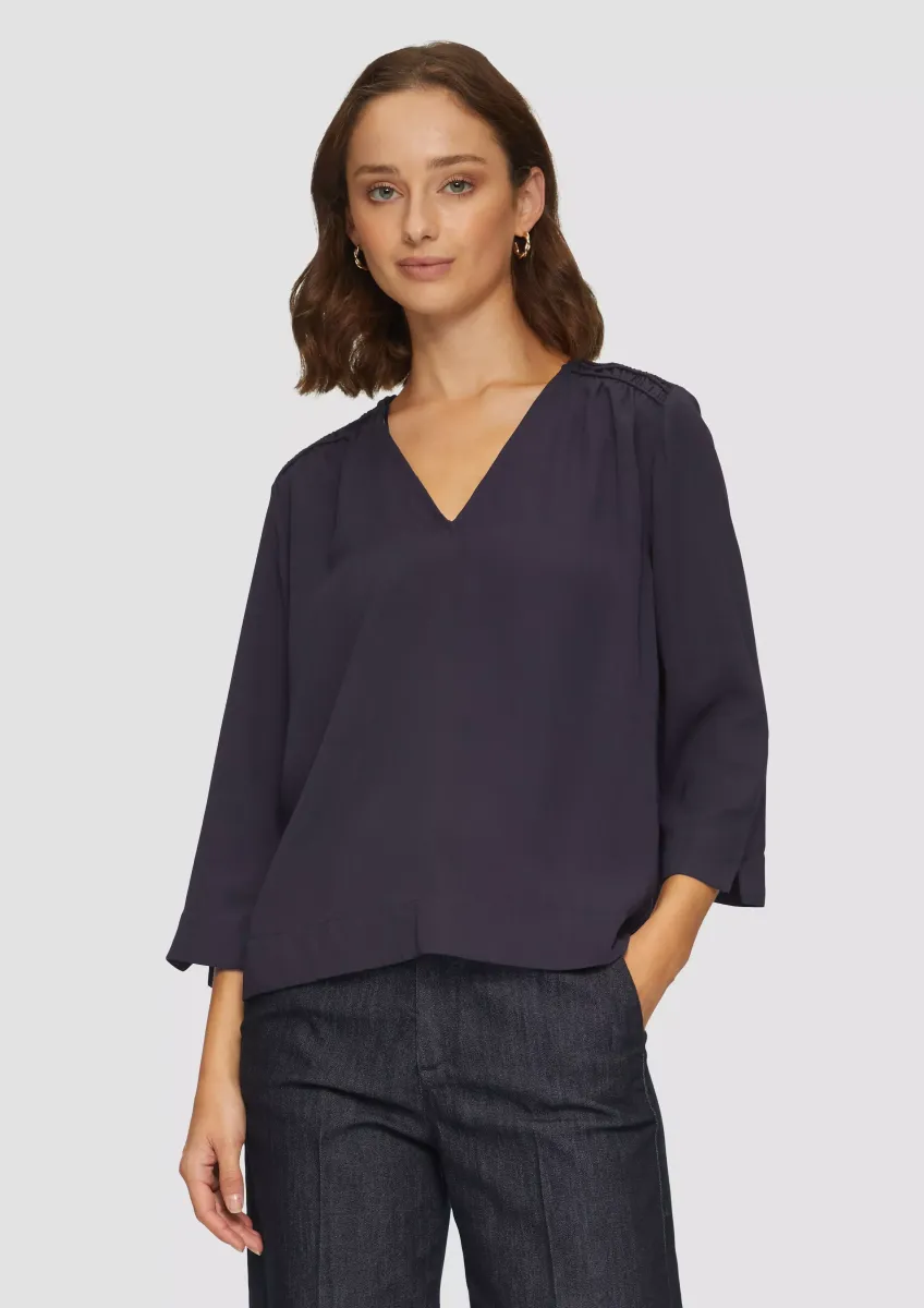 Bluse mit Smok-Detail