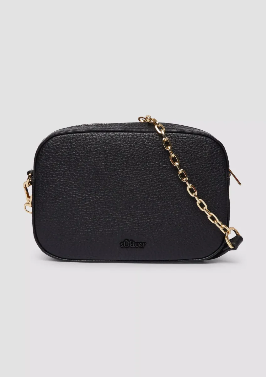 Camera-Bag mit Leo-Print und abnehmbarem Schultergurt