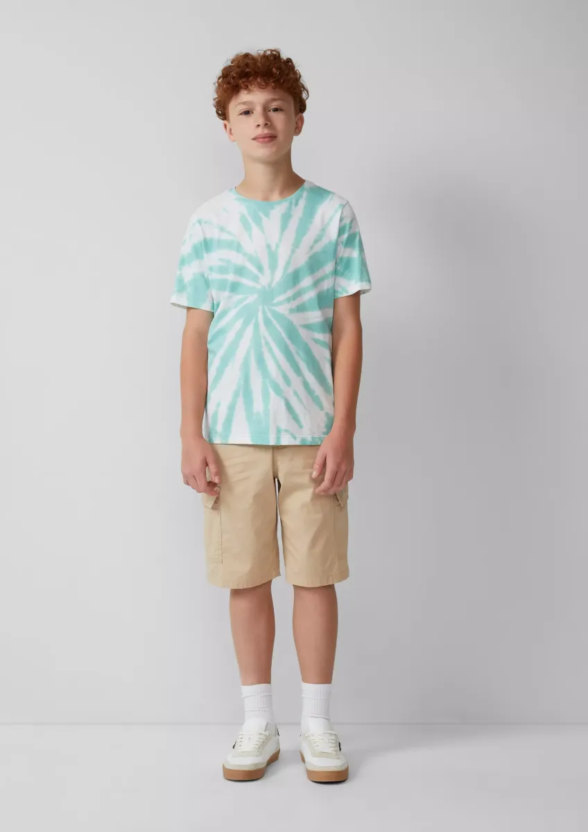 Cargo-Bermuda im Baggy-Style aus Baumwollstretch