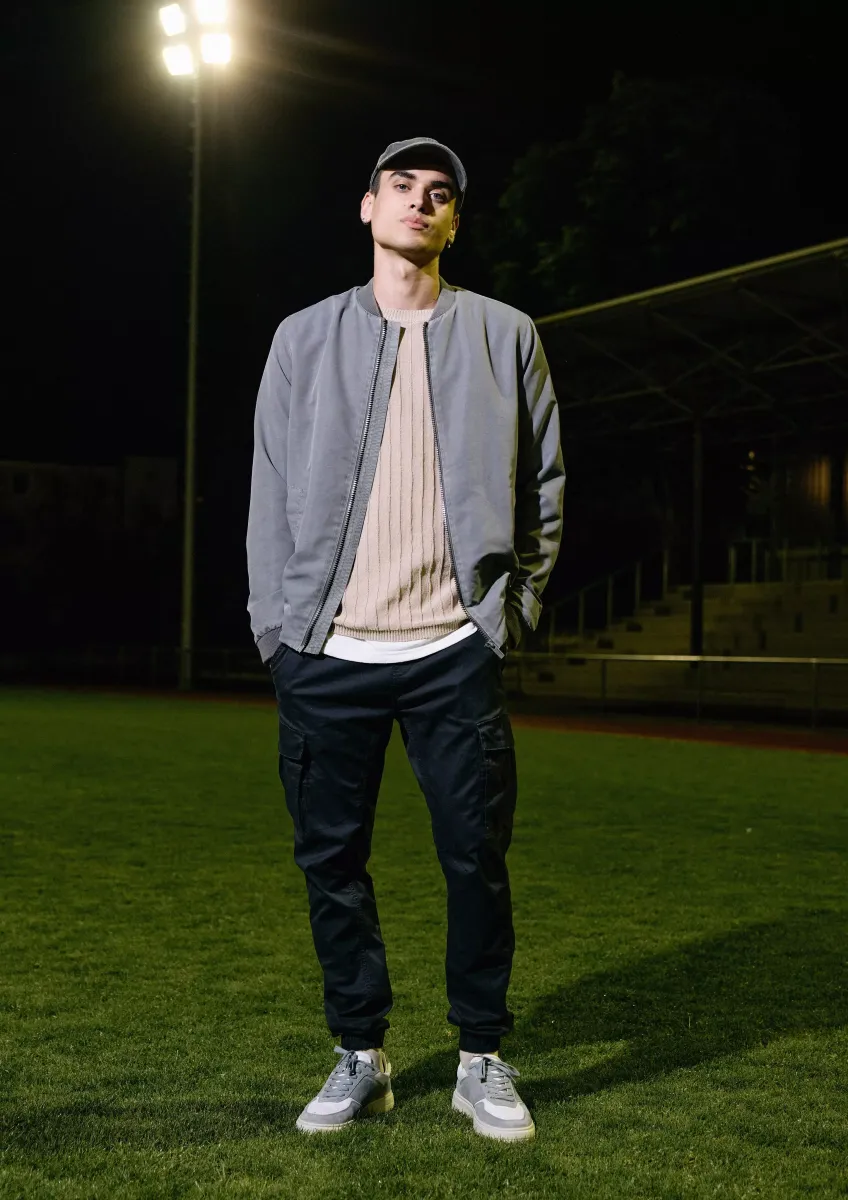 Cargo-Hose aus elastischem Baumwolltwill