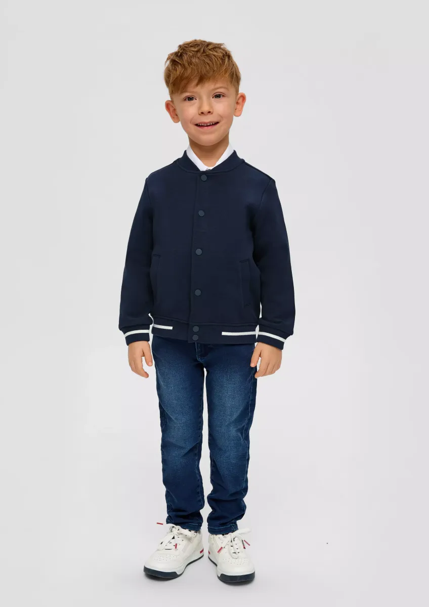 Collegejacke aus Scuba-Sweat