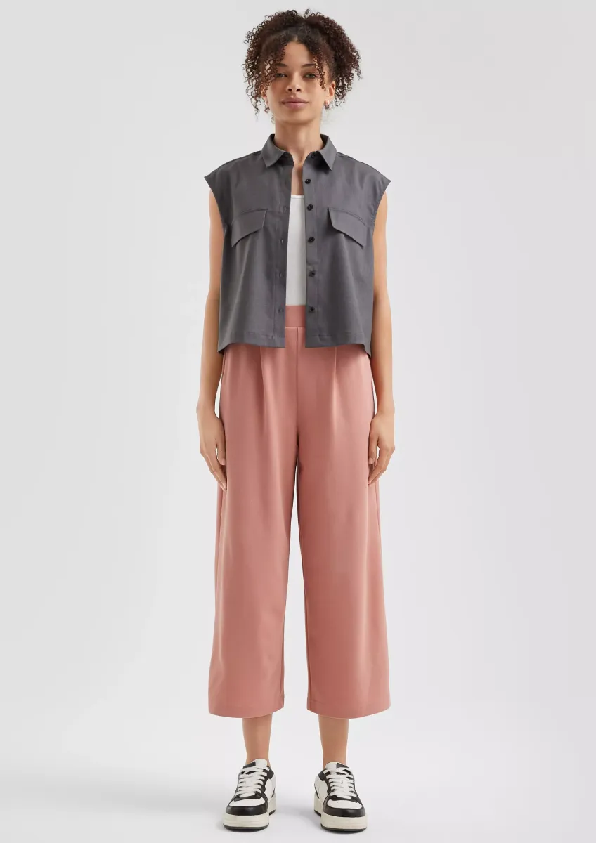 Culotte aus Interlockjersey