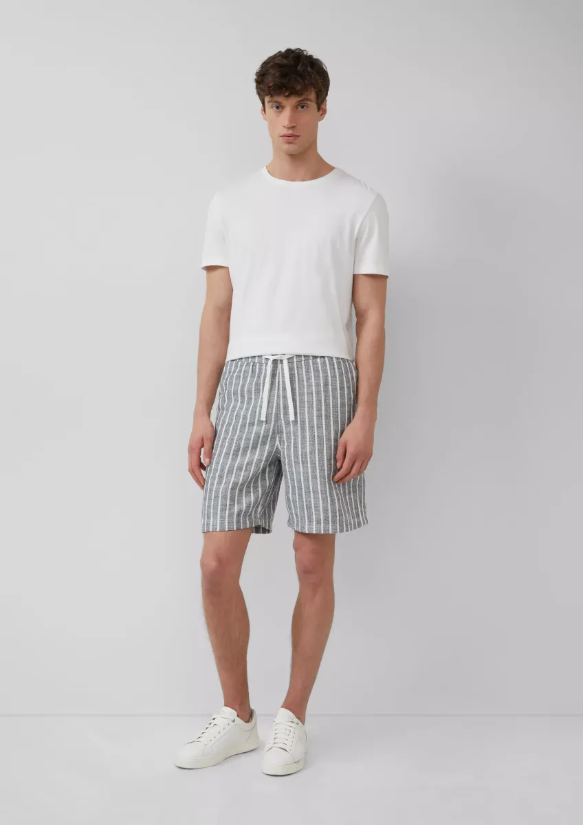 Detroit: Strukturierte Bermuda im Relaxed Fit