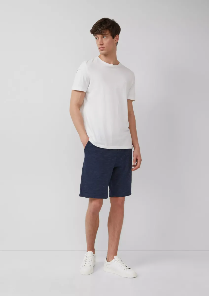 Detroit: Strukturierte Sweat-Bermuda im Relaxed Fit