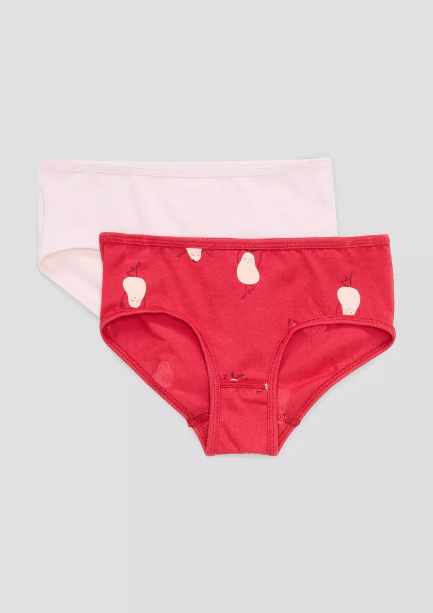 Doppelpack: Slips aus Baumwollstretch