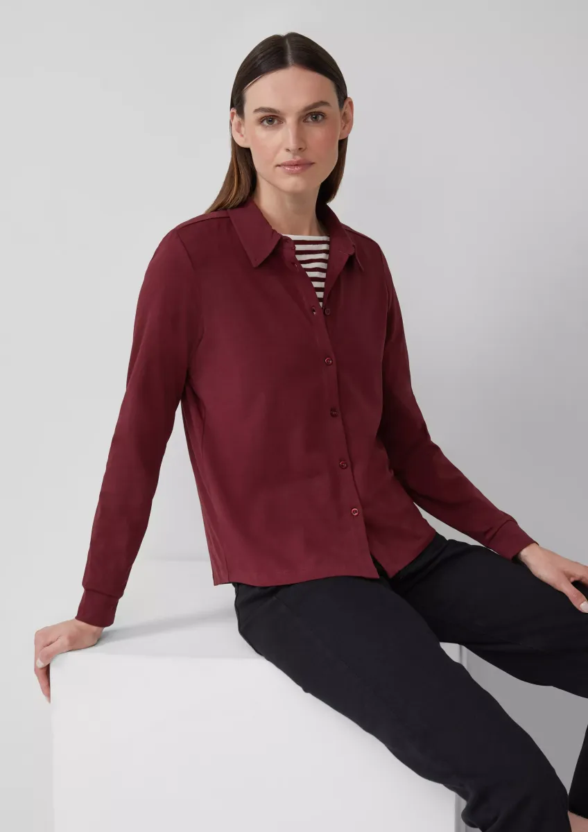 Elastische Jerseybluse