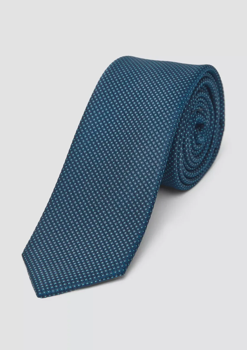 Elegante Krawatte aus Seidenmix mit Jacquard-Muster