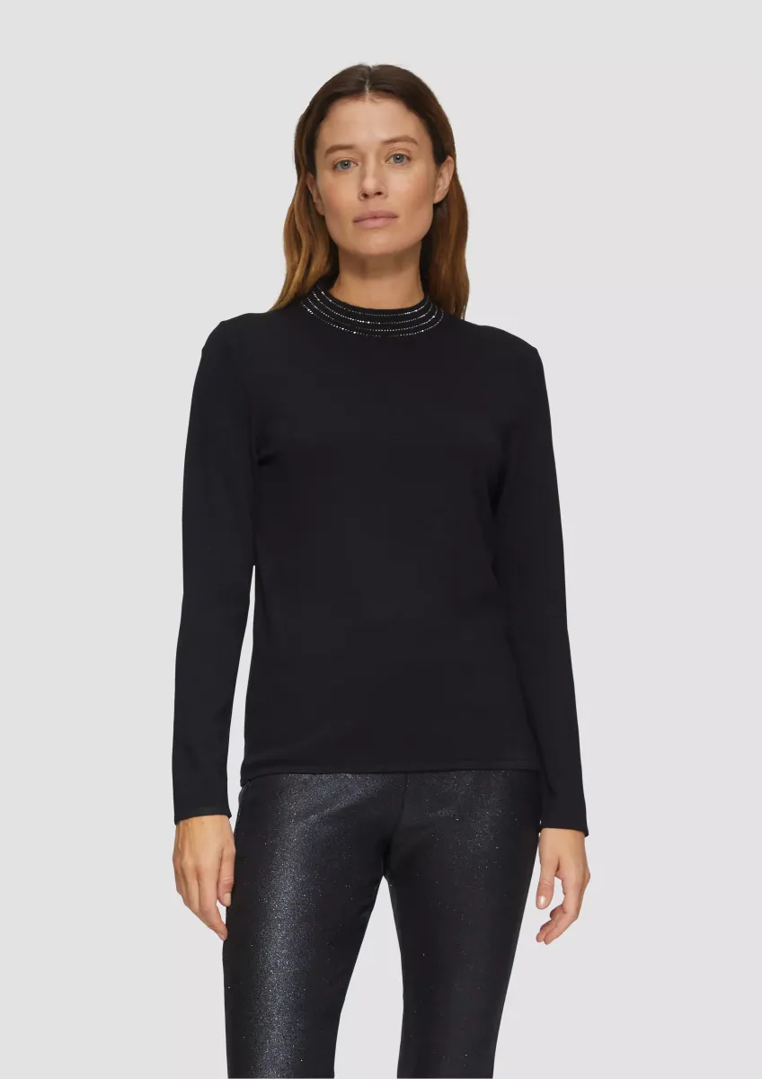 Feinstrickpullover aus Viskosemix