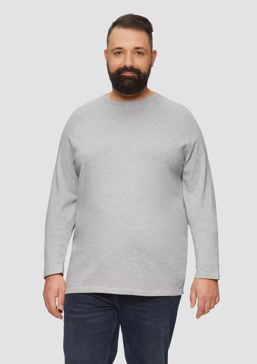 Feinstrickpullover mit Raglanärmeln