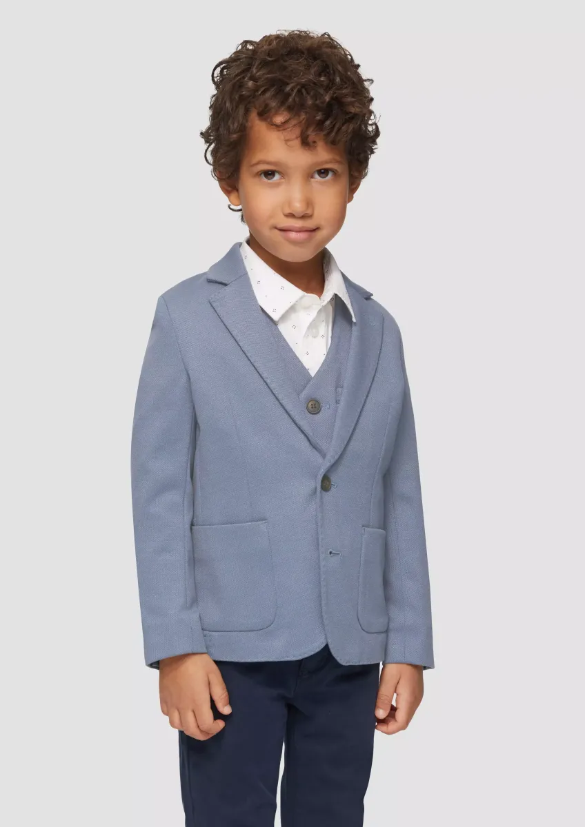 Festives Sakko mit feiner Struktur