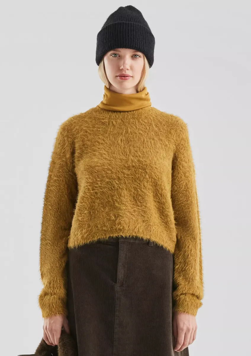 Flauschiger Strickpulli