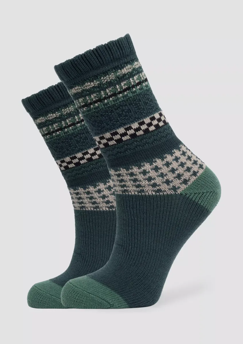 Gemusterte Socken im Doppelpack