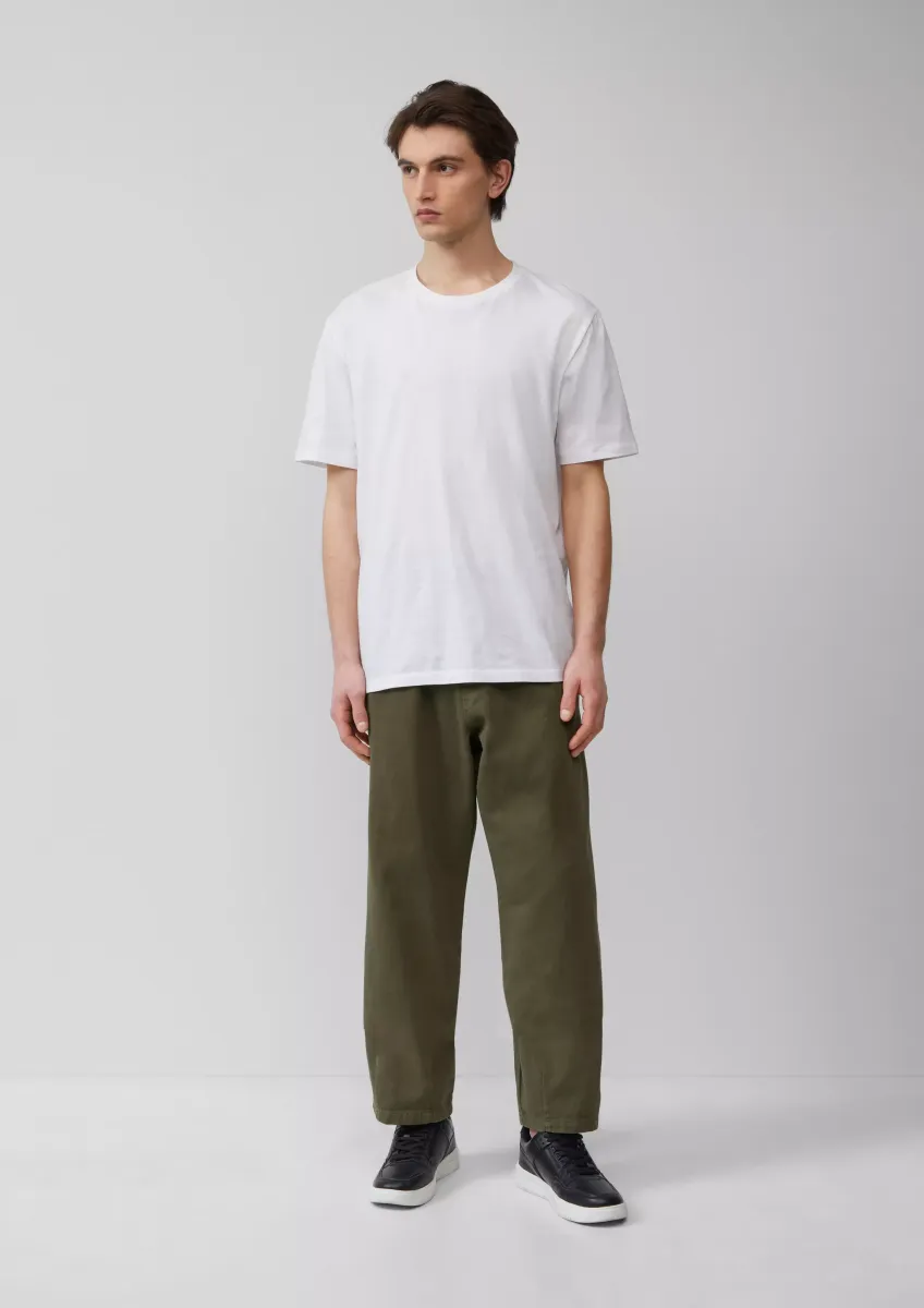 Gewaschene Jogger aus Heavy Twill