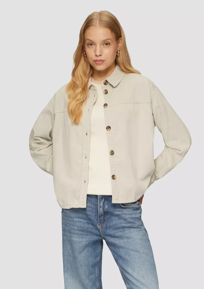 Hemdbluse aus Feinkord