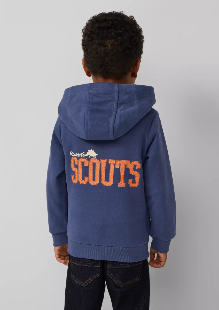 Hoodie mit Front- und Backprint und kuscheliger Innenseite