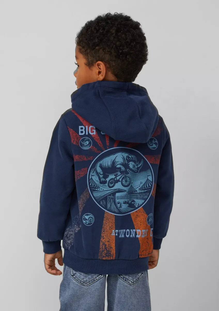 Hoodie mit Rückenprint und kuscheliger Innenseite
