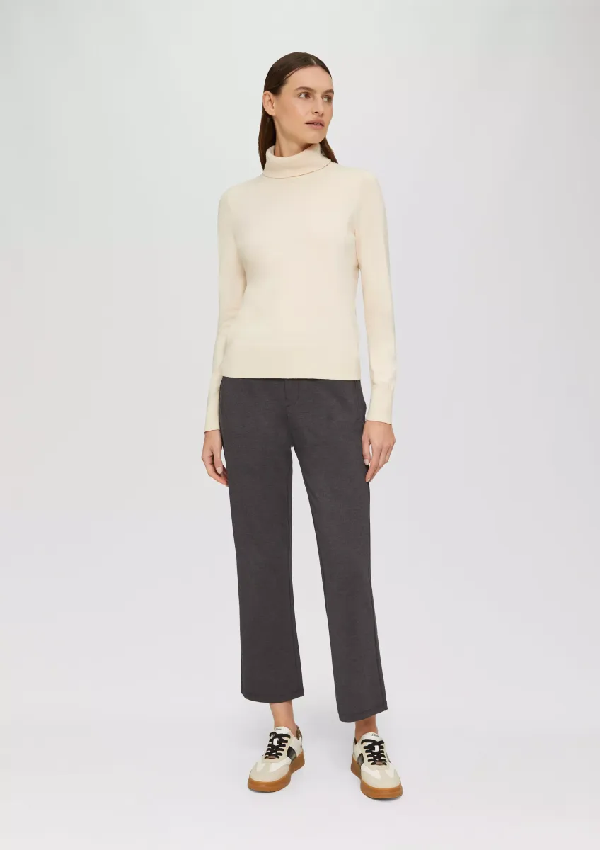 Hose aus Interlock-Jersey mit Flared Leg